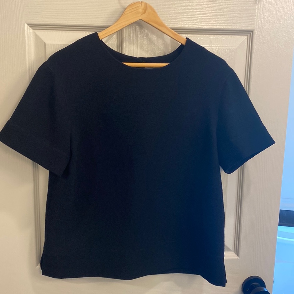 MM Lafleur Black short sleeve top size s
